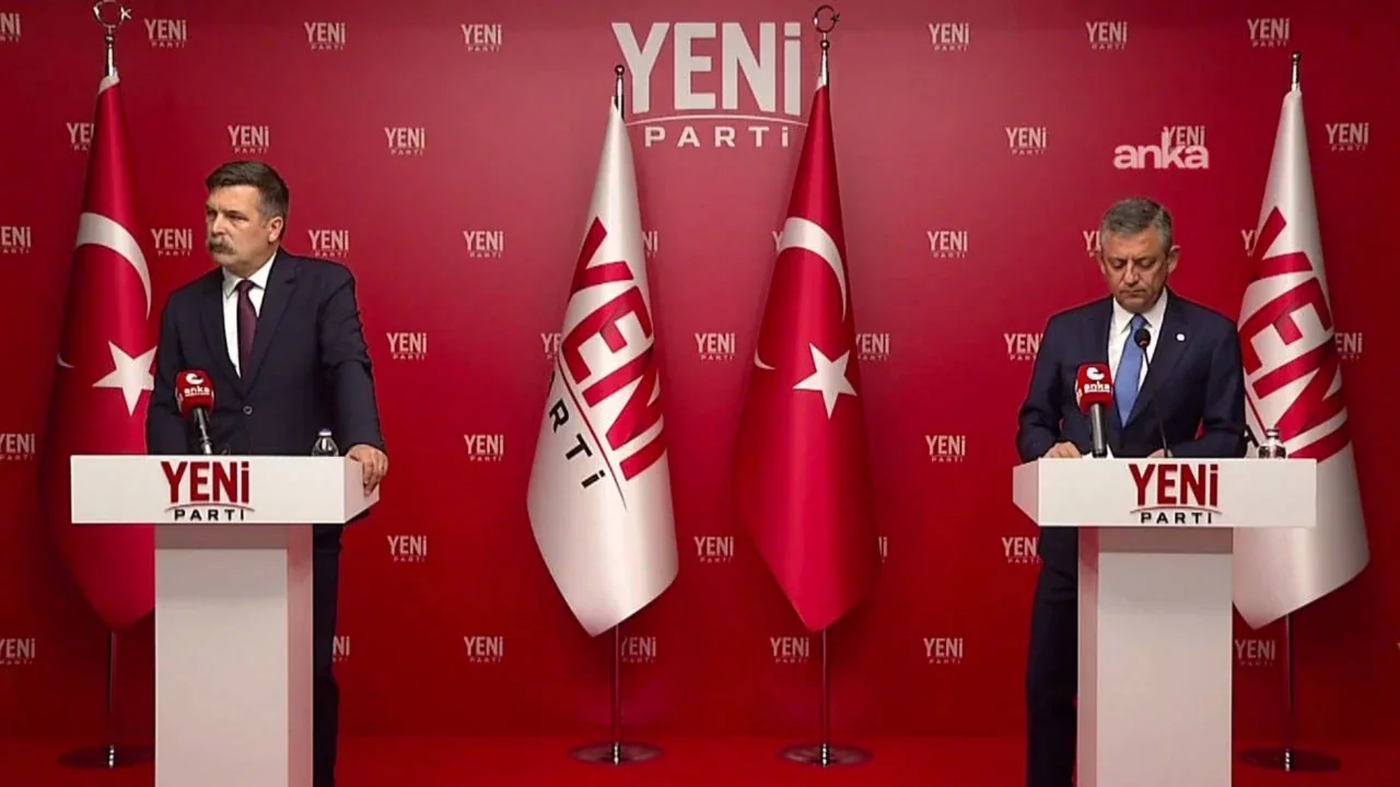 Özgür Özel ve Erkan Baş'tan ortak basın toplantısı