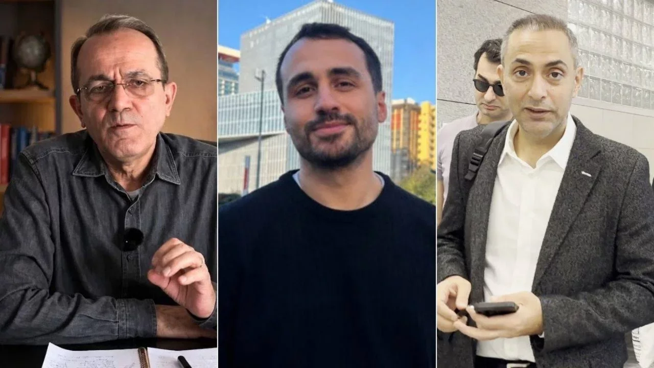 Gazeteciler Mustafa Balcı, Şaban Sevinç ve Murat Ağırel adliyede