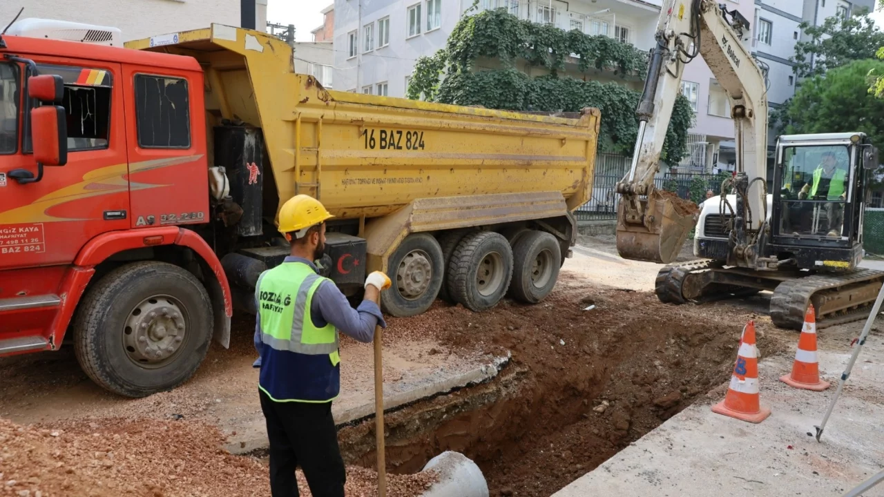 Bursa Büyükşehir'den Osmangazi'de altyapı hamlesi