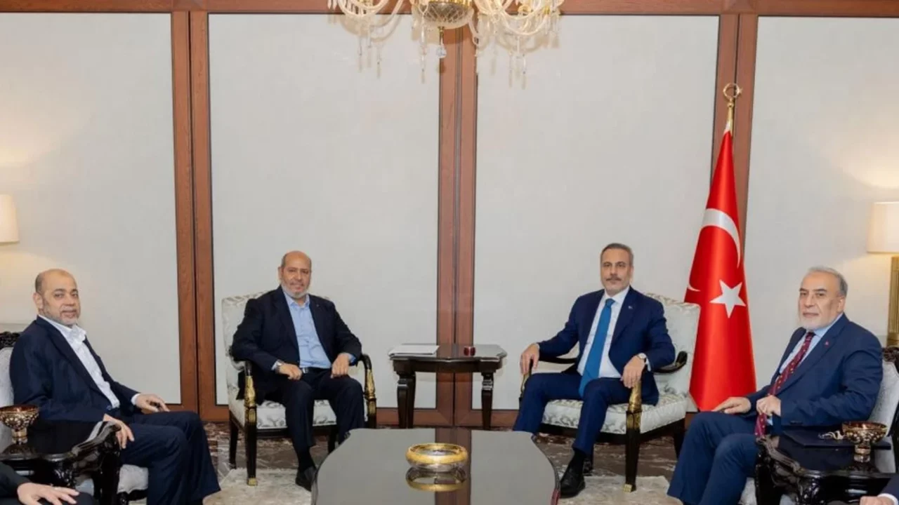 Bakan Fidan Hamas heyeti ile bir araya geldi