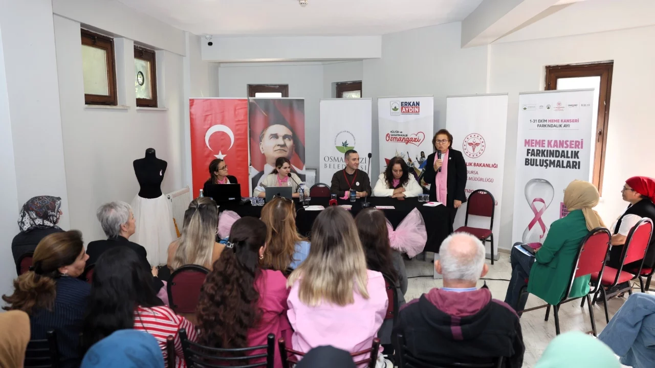 Osmangazi'de meme kanseri seferberliği: Uzmanlar erken teşhisin önemini anlattı
