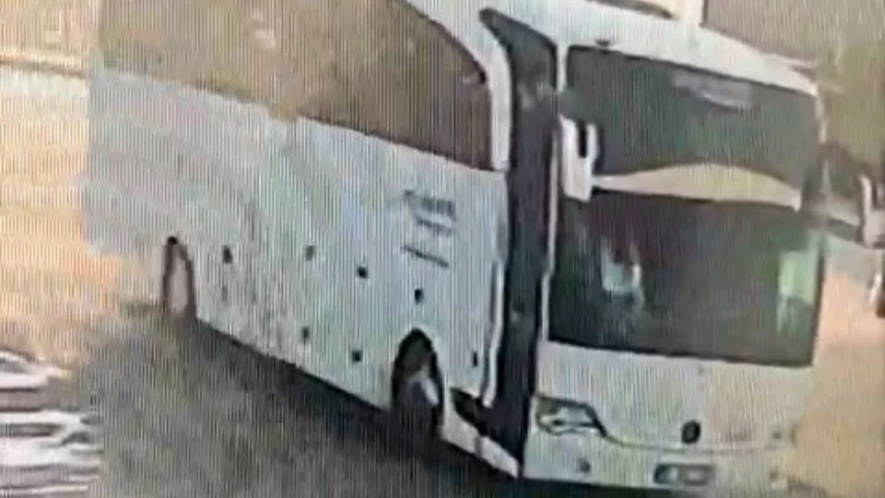 11 kişinin öldüğü kazaya karışan otobüsün Bursa'da verilen mola görüntüleri ortaya çıktı