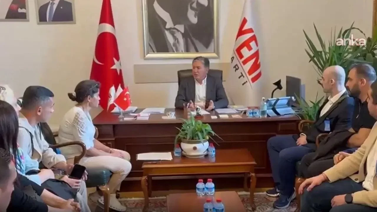 Fon mağdurları YENİ Parti Grubunu ziyaret etti