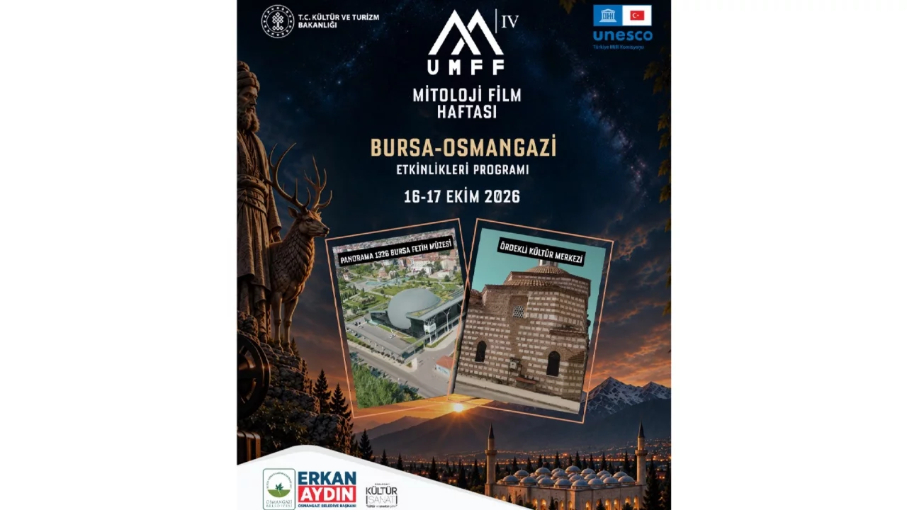 4. Mitoloji Film Haftası'nın Bursa ayağına Osmangazi Belediyesi ev sahipliği yapacak