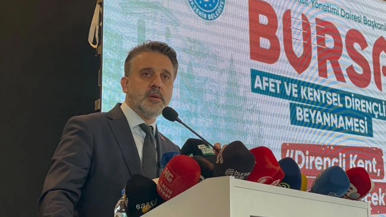 Bursa Afet ve Kentsel Dirençlilik Beyannamesi imzalandı: Afetle mücadele siyasi farklılıkların üz...