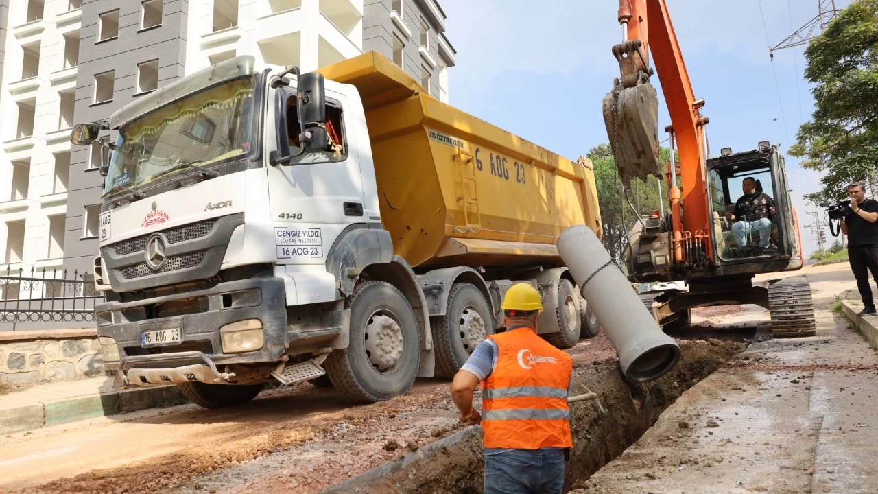 Bursa Büyükşehir'den kış öncesi altyapı mesaisi