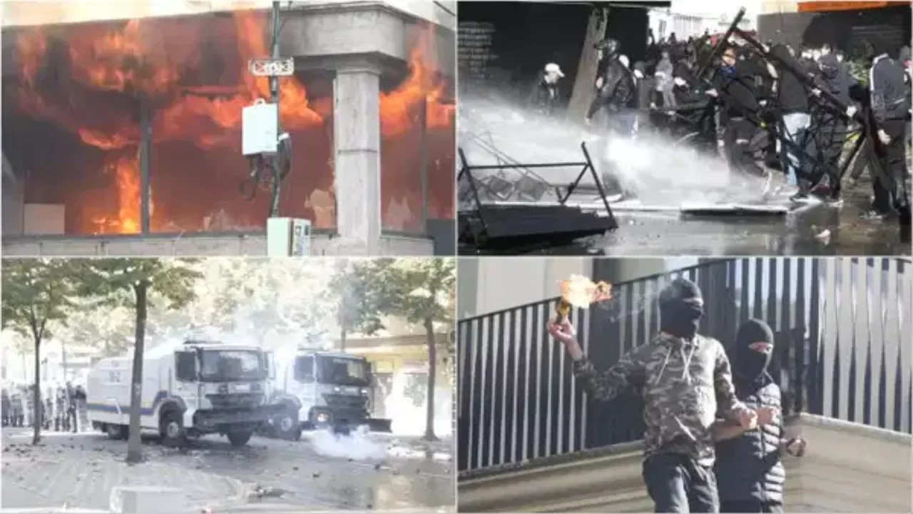 Arnavutluk'ta öğrenci protestoları: Eğitim Bakanlığı binasını ateşe verdiler