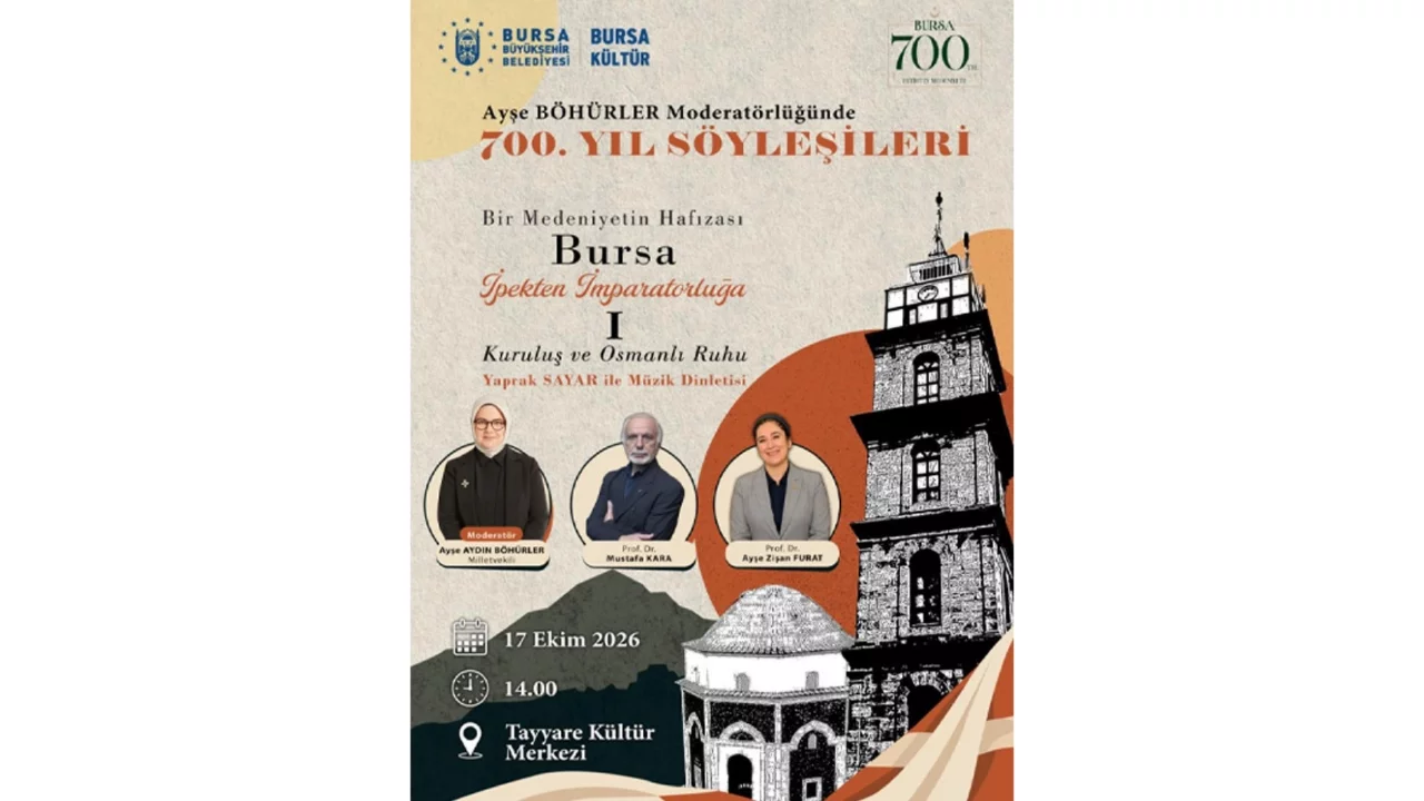 Bursa'nın 700 yıllık mirası söyleşilerle anlatılacak