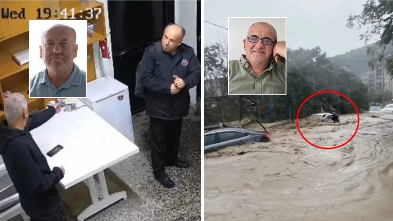 Selde kaybolan iki yurttaşın son görüntüleri ortaya çıktı