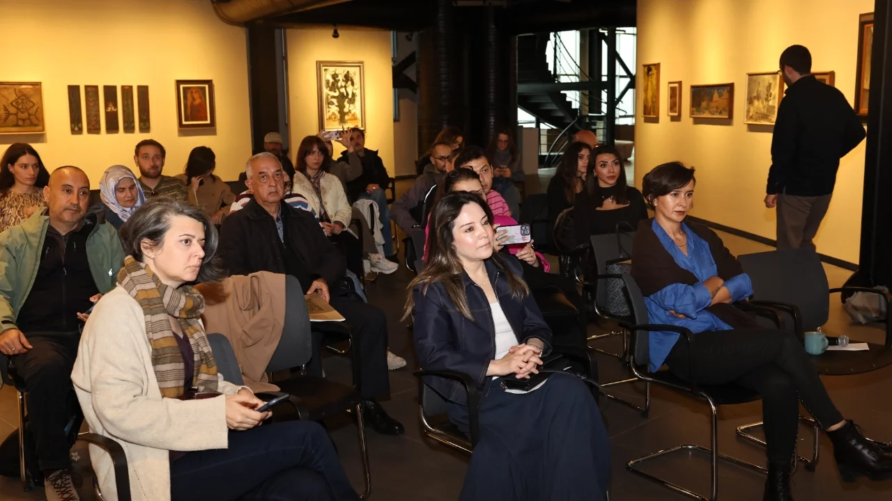 Nilüfer'de "Bedri Rahmi Eyüboğlu Yaşıyor" sergisi söyleşiyle tamamlandı