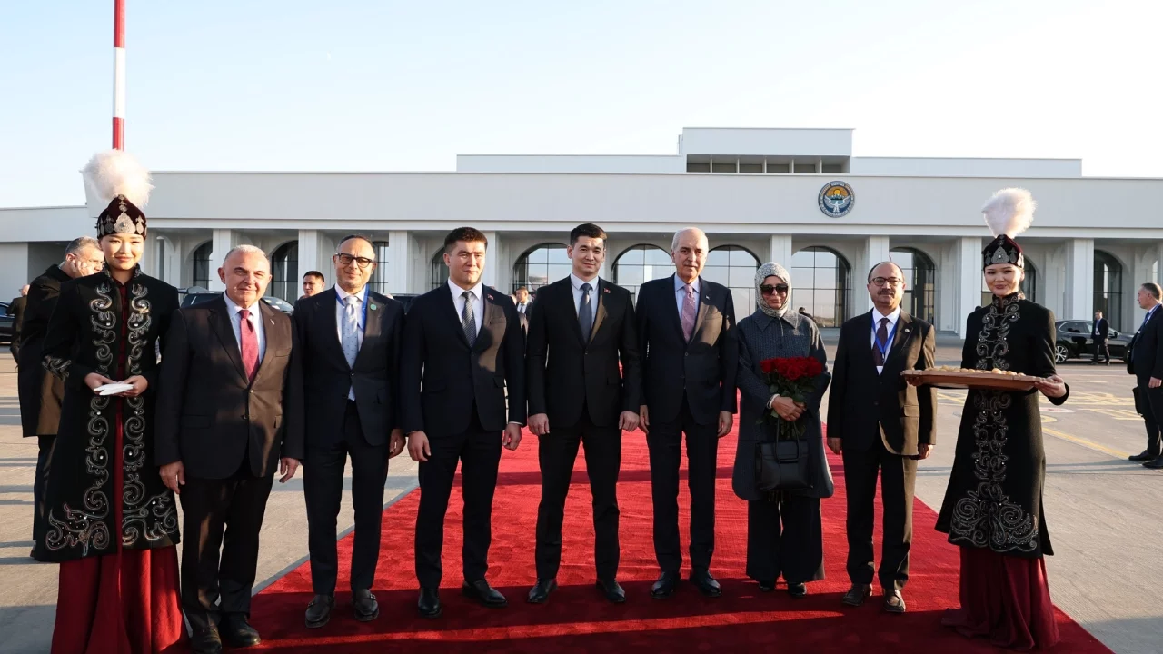 TBMM Başkanı Kurtulmuş Kırgızistan'da