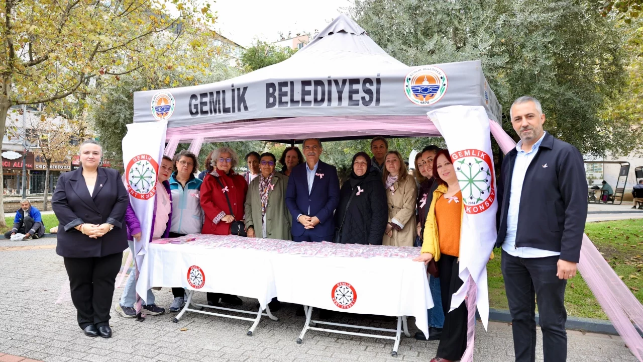 Gemlik'te meme kanseri farkındalığı: "Erken teşhis hayat kurtarır"