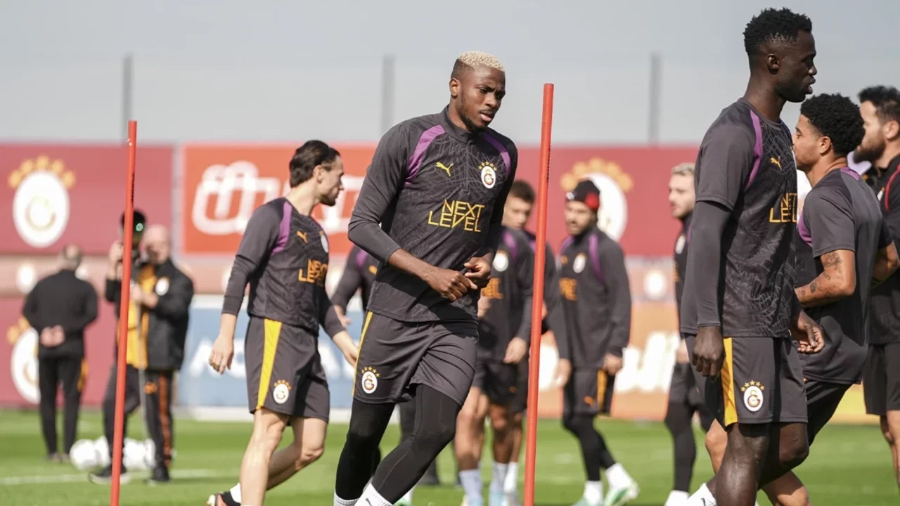 Galatasaray'da Lille maçının hazırlıkları tamamlandı