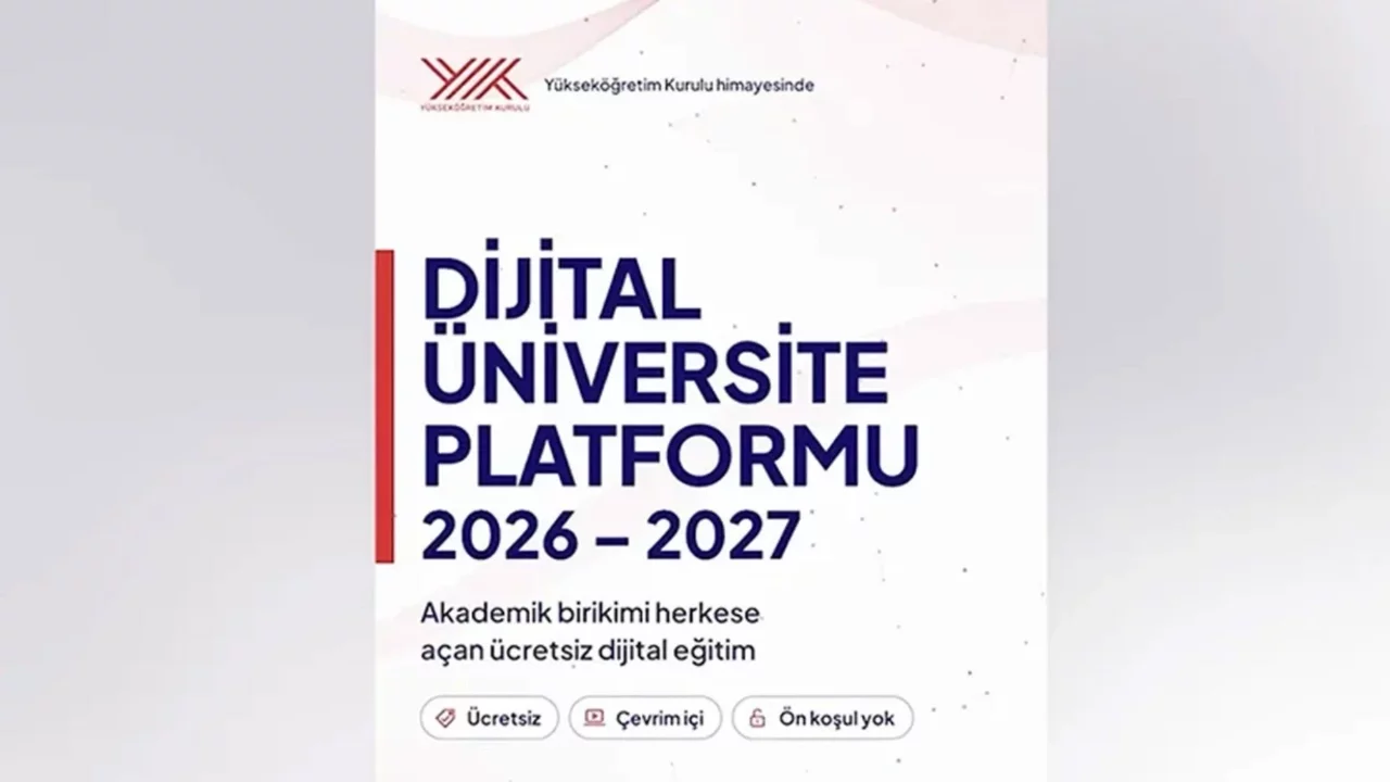 Dijital Üniversite Platformu için başvuru süresi 26 Ekim'e uzatıldı