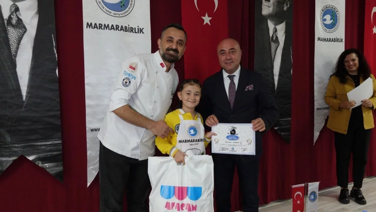 Marmarabirlik'ten "Minik Şeflerle Zeytinli Tarifler" projesi