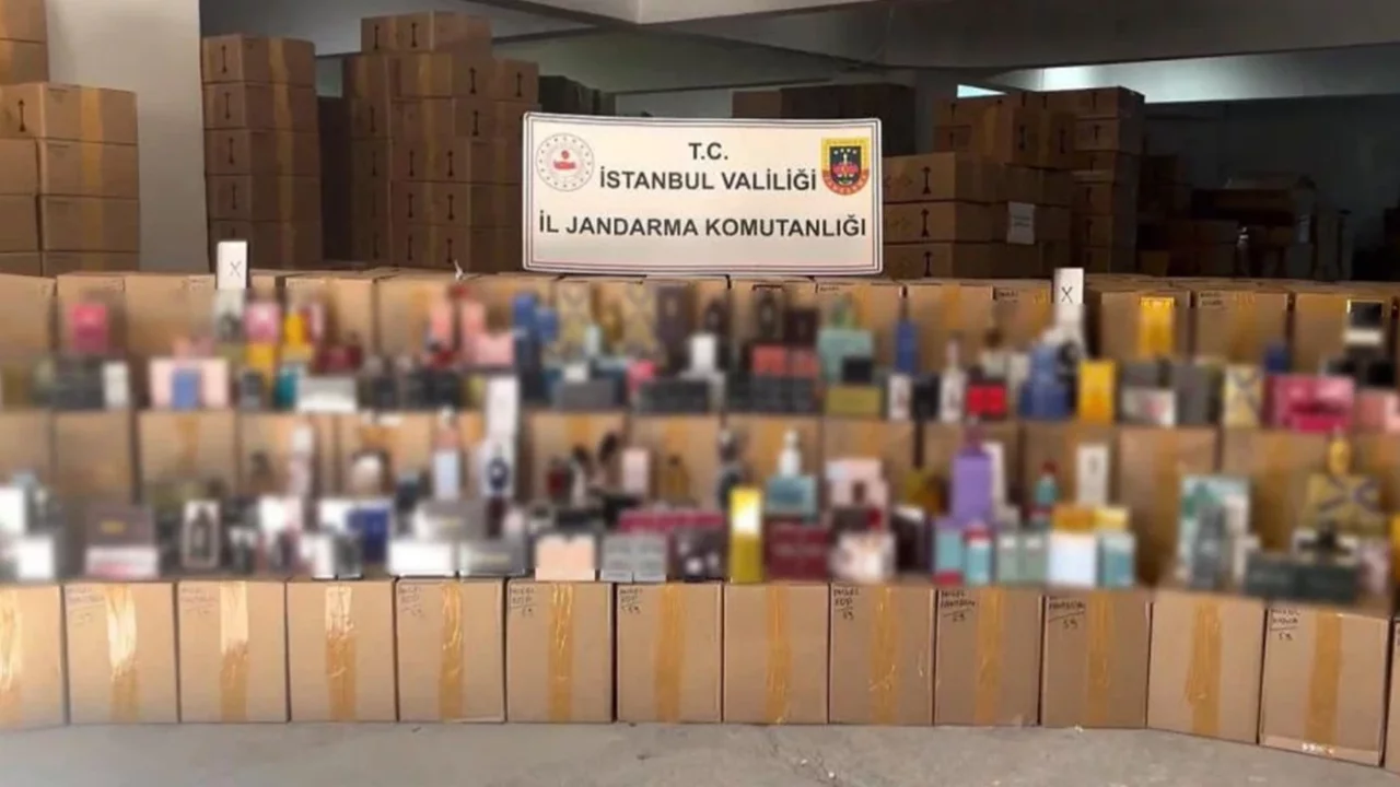 İstanbul'da 350 milyon TL'lik sahte parfüm ele geçirildi
