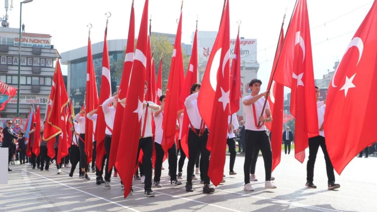 Bursa'da 29 Ekim Cumhuriyet Bayramı coşkuyla kutlanacak