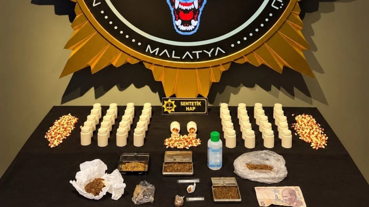 Malatya'da uyuşturucu operasyonu: 10 tutuklama