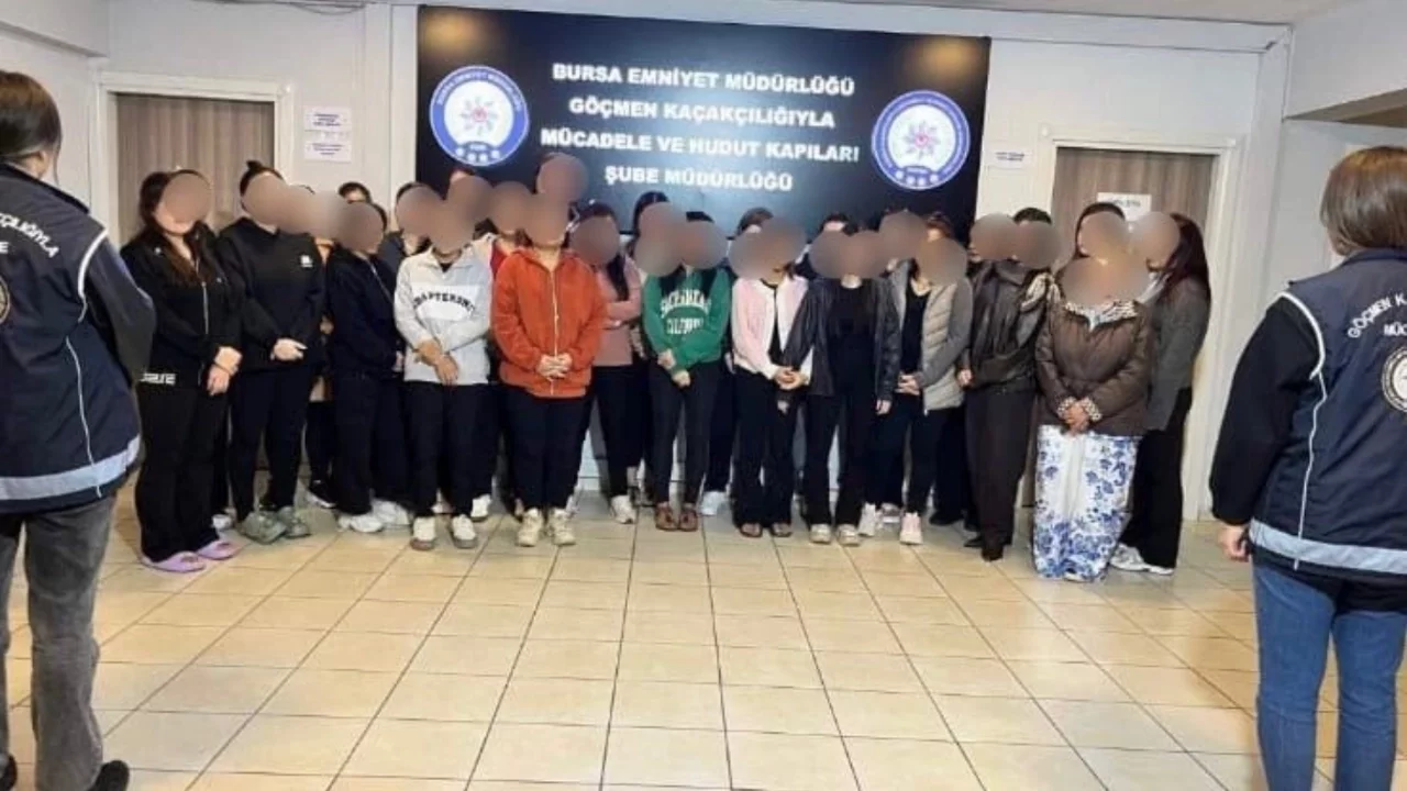 Bursa'da kaçak masör operasyonu! 40 yabancı uyruklu kadın tespit edildi
