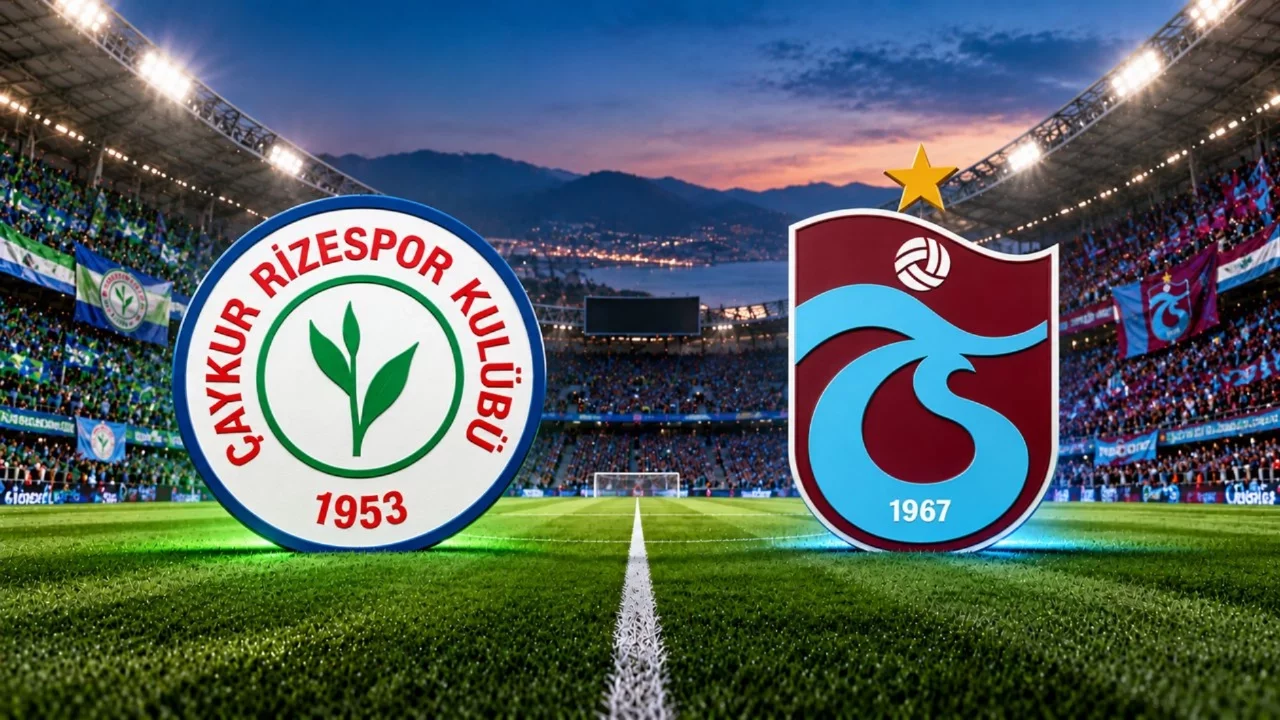 Karadeniz derbisinde ilk 11'ler belli oldu! Çaykur Rizespor - Trabzonspor