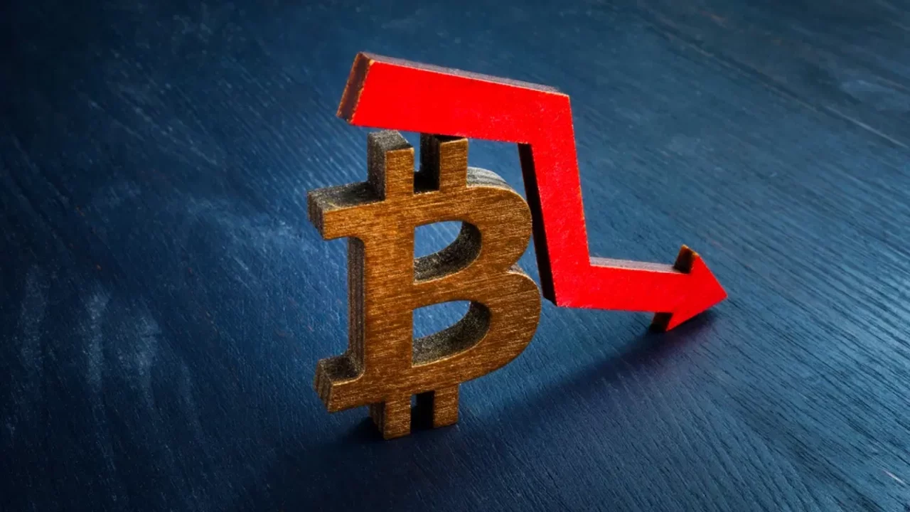 Bitcoin'de sert geri çekilme