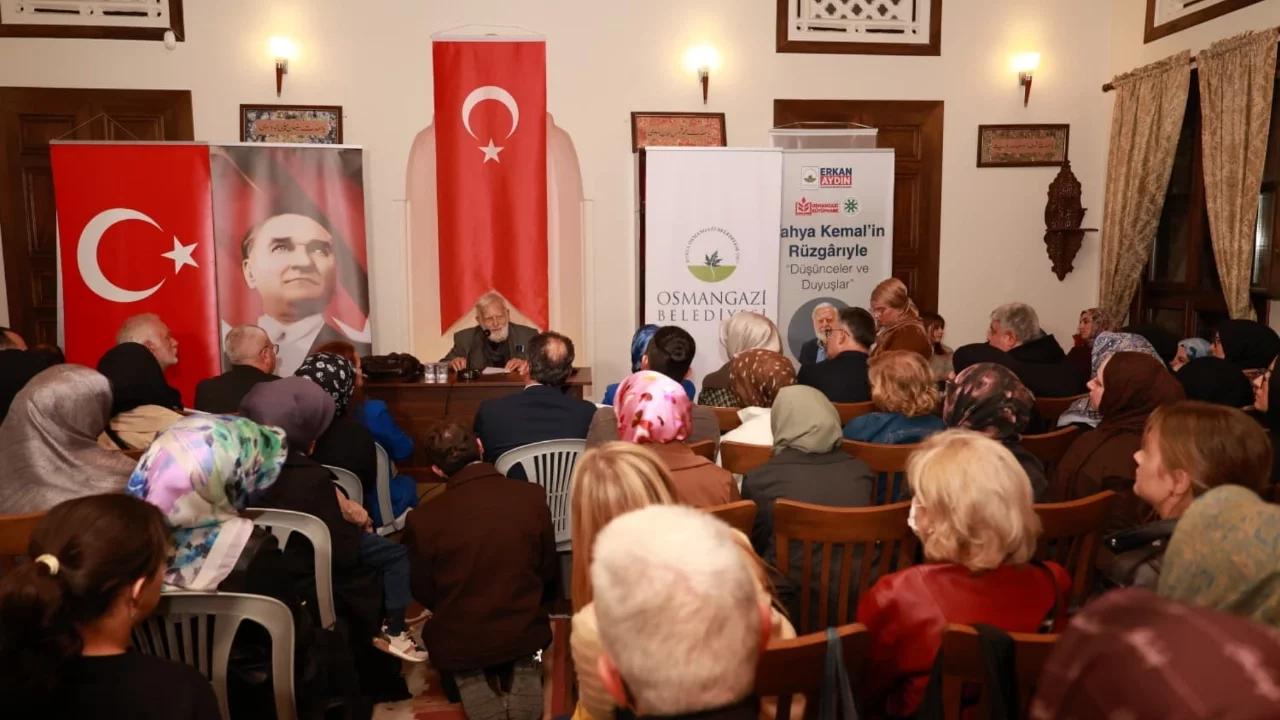 Osmangazi'de Yahya Kemal'in düşünce dünyası edebiyatseverlerle buluştu