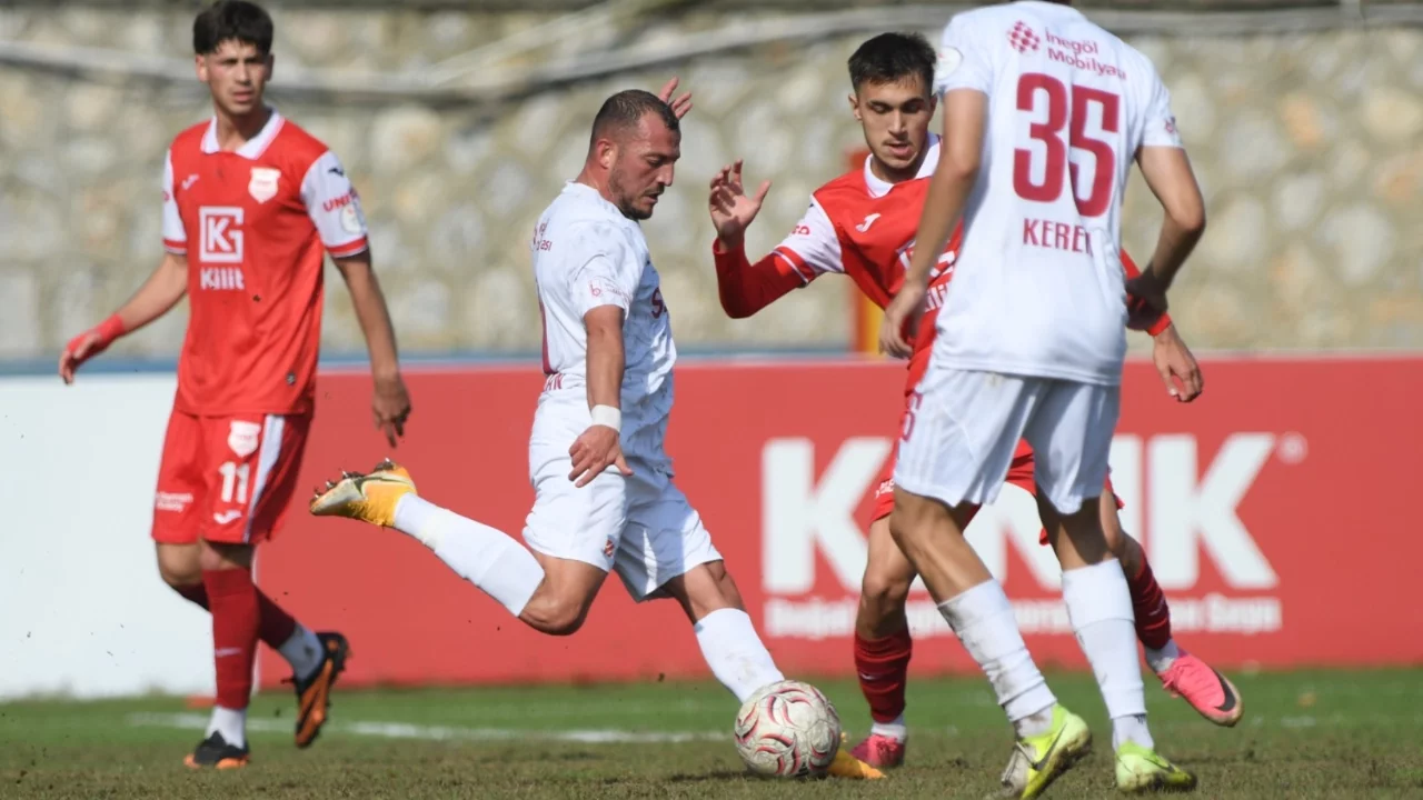 İnegölspor kupaya farklı veda etti