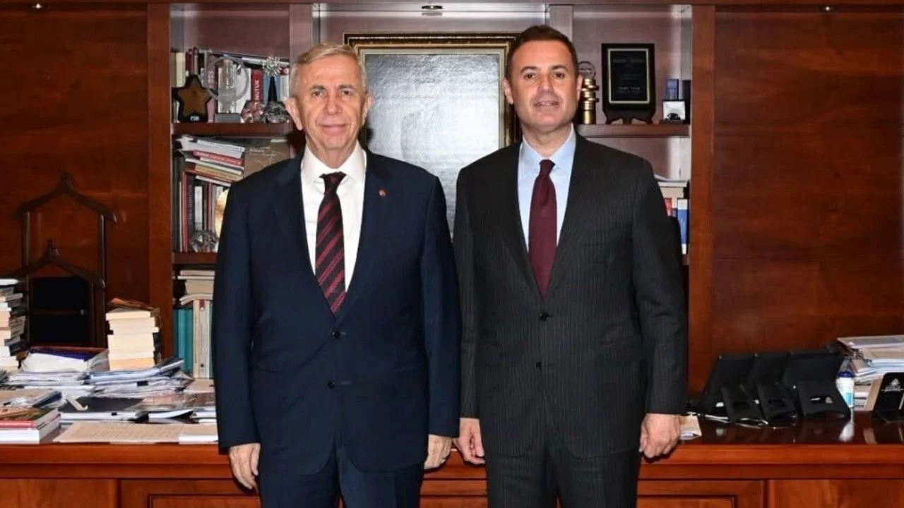 Balıkesir Büyükşehir Belediye Başkanı Akın'dan, Mansur Yavaş'a ziyaret