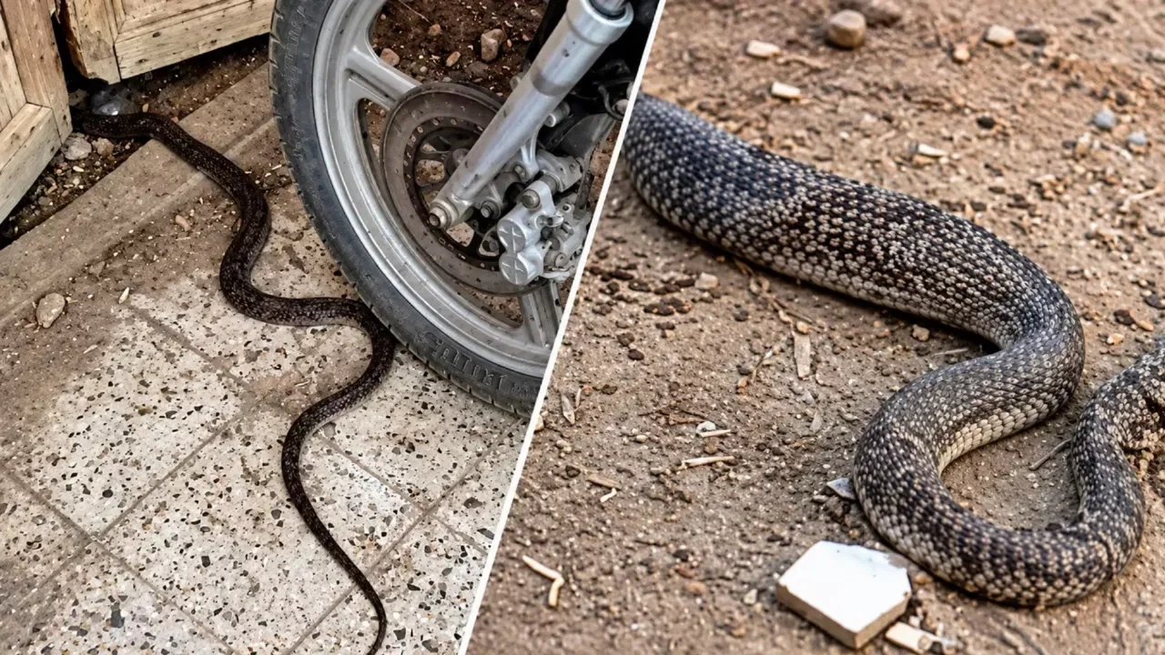 İlkokula kobra yılanı girdi: Öğrenciler paniğe kapıldı