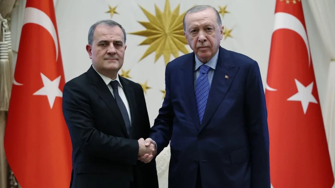 Cumhurbaşkanı Erdoğan, Azerbaycan Dışişleri Bakanı Bayramov'u kabul etti