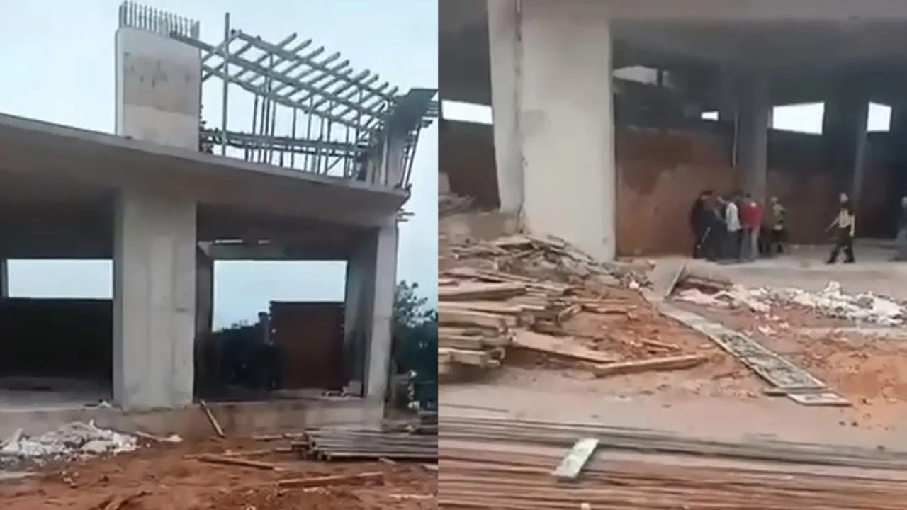 Bursa'da inşaatın ikinci katından düşen işçi yaralandı